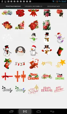 Christmas Stickers android App screenshot 3