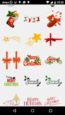 Christmas Stickers android App screenshot 8